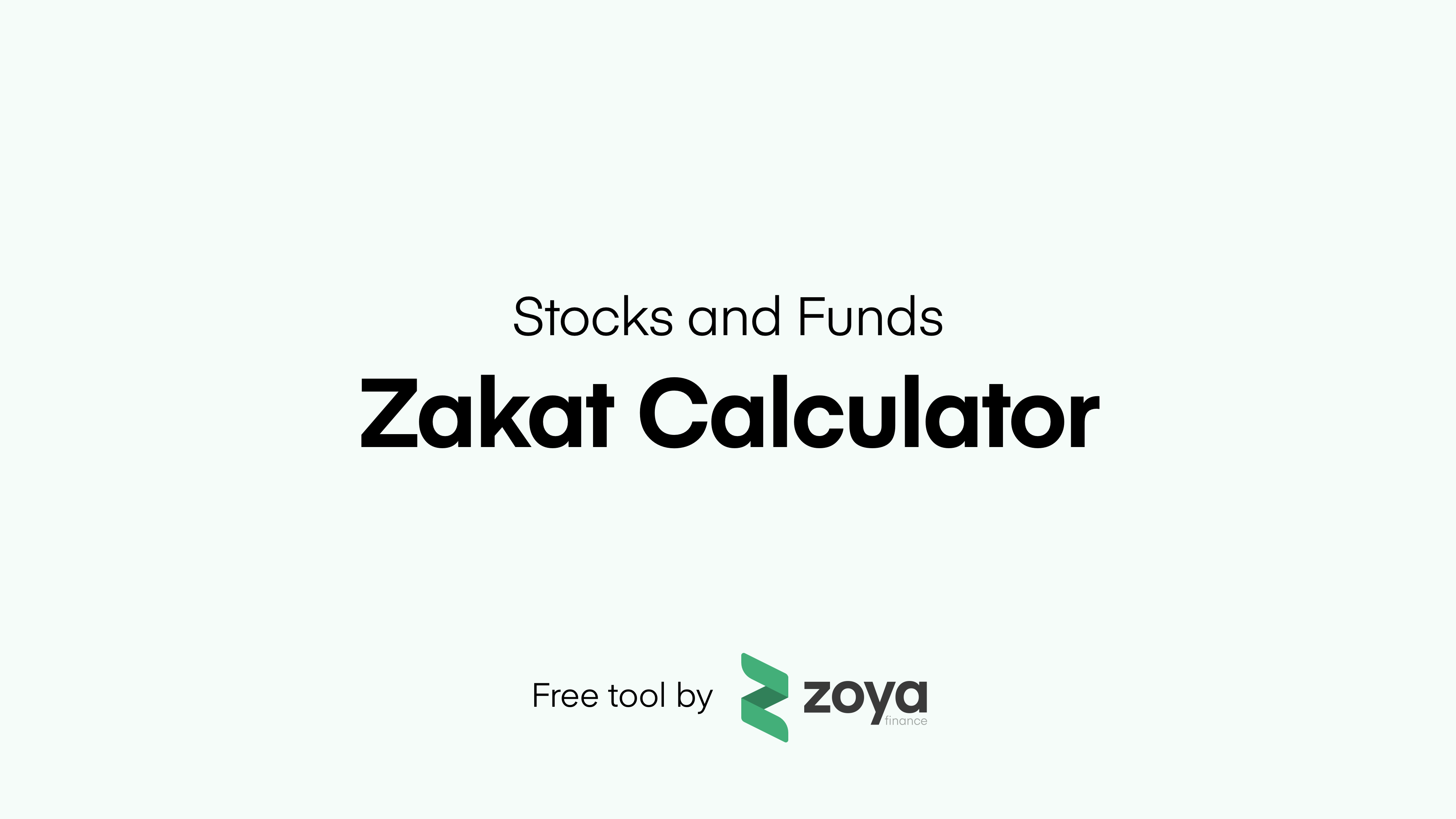 Zakat Calculator for Stocks and Funds - Zoya